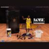 Enterbay Action Figures: NBA Los Angeles Lakers Kobe Bryant 242010 Real Masterpiece Action Figure