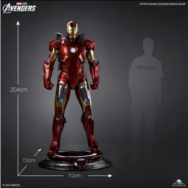 Queen Studios: Iron Man Mark 7 1/1 Statue