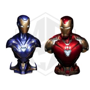 QUEEN STUDIO: Iron Man Mark 85 & Rescue (Pepper Potts) Life-size Bust