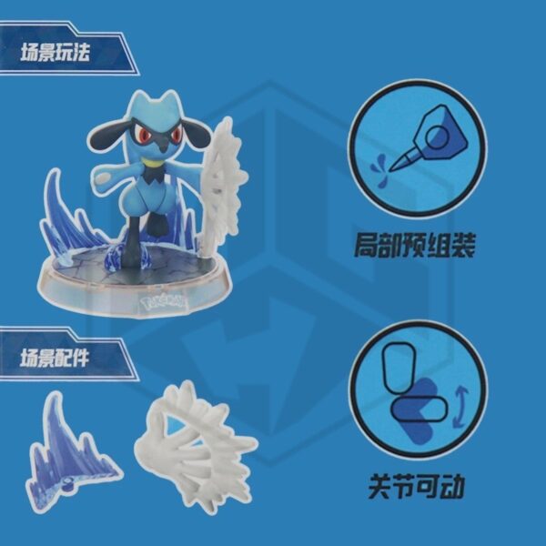 Blokees Pokemon Classic Riolu Model Kit Figure