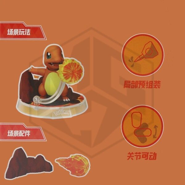 Blokees Pokemon Classic Charmander Model Kit Figure