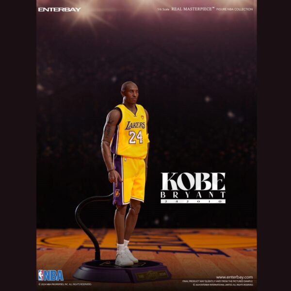Enterbay Action Figures: NBA Los Angeles Lakers Kobe Bryant 242010 Real Masterpiece Action Figure