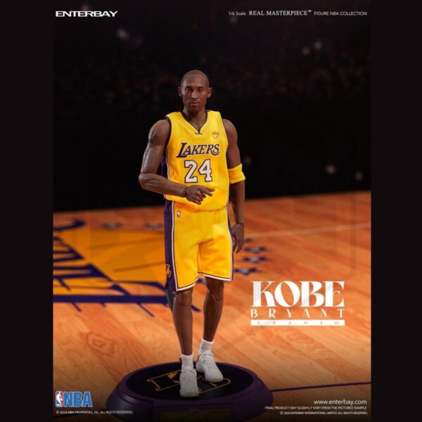 Enterbay Action Figures: NBA Los Angeles Lakers Kobe Bryant 242010 Real Masterpiece Action Figure