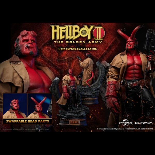 BLITZWAY: Hellboy II: The Golden Army Hellboy 1/4 Superb Scale Statue