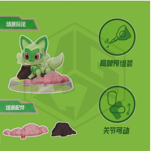 Blokees Pokemon Classic Sprigatito Model Kit Figure