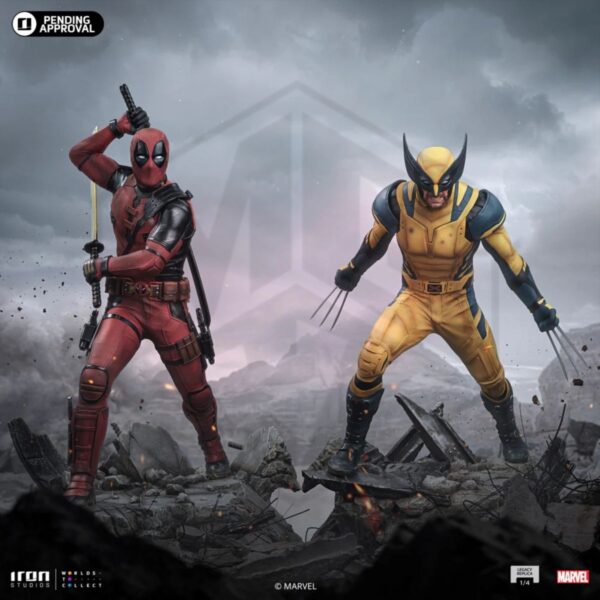 IRON STUDIOS: DEADPOOL & WOLVERINE LEGACY REPLICA 1/4 SCALE STATUE