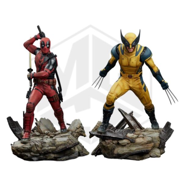 IRON STUDIOS: DEADPOOL & WOLVERINE LEGACY REPLICA 1/4 SCALE STATUE