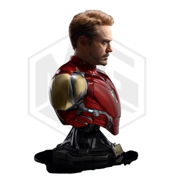 QUEEN STUDIO: RDJ Tony Stark IIRONMAN MK85 1:1 Life Size Bust