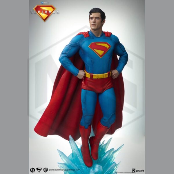 2 SIDESHOW’S NEW SUPERMAN AND KRYPTO PREMIUM FORMAT FIGURES