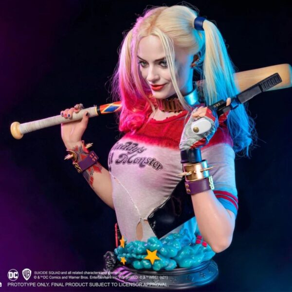 3 INFINITY STUDIO SUICIDE SQUAD HARLEY QUINN BUST
