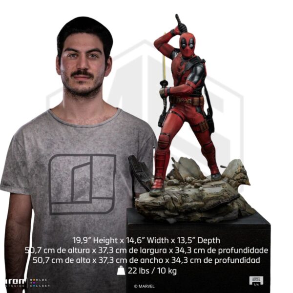 IRON STUDIOS: DEADPOOL & WOLVERINE LEGACY REPLICA 1/4 SCALE STATUE