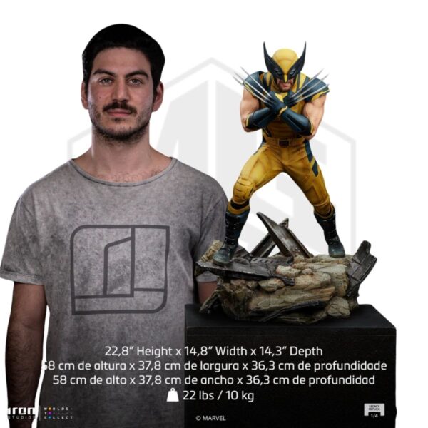 IRON STUDIOS: DEADPOOL & WOLVERINE LEGACY REPLICA 1/4 SCALE STATUE