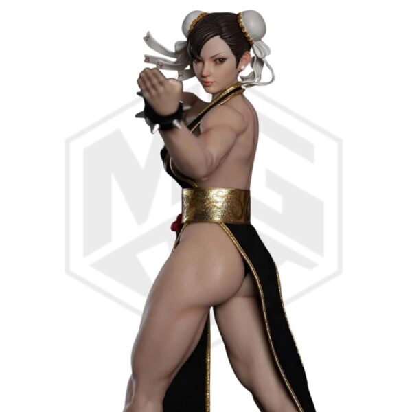 8 Play Toy 1/6 P023A Fighting Goddess Chun-Li 2.0 Black Sleeveless Cheongsam Version