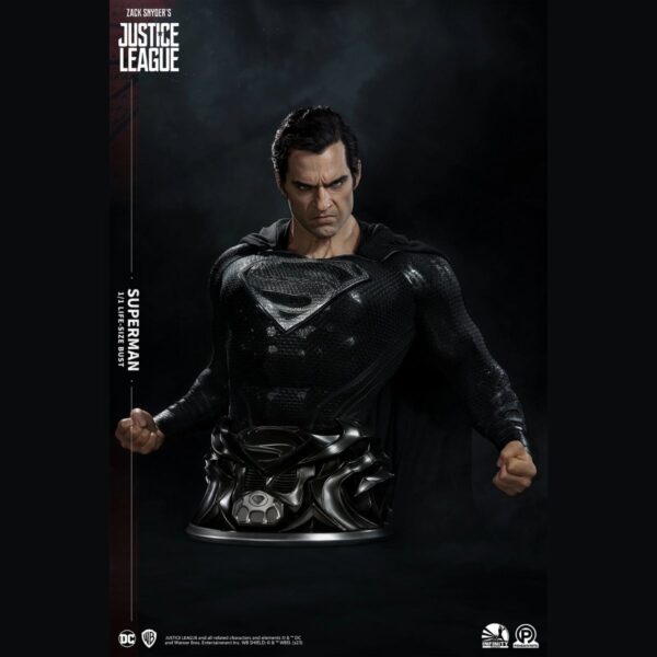 1 Infinity Studio X Penguin Toys: Superman Life-Size Bust Black
