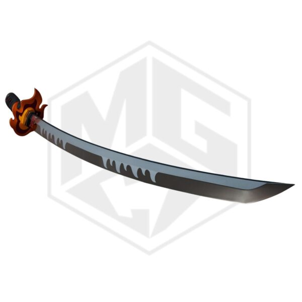 16 BANDAI: PROPLICA NICHIRIN SWORD (TANJIRO KAMADO) KYOJURO RENGOKU’S SWORD GUARD ver.