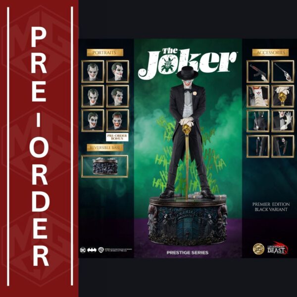 LEGENDARY BEAST STUDIOS: JOKER 1/3 SCALE PRESTIGE SERIES – PREMIER EDITION BLACK VARIANT