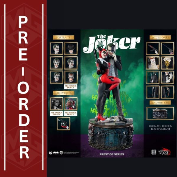 LEGENDARY BEAST STUDIOS: JOKER 1/3 SCALE PRESTIGE SERIES – ULTIMATE EDITION BLACK VARIANT