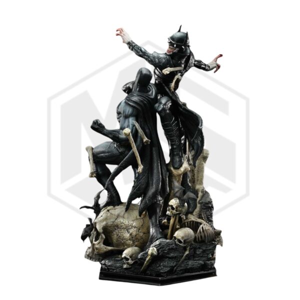 Prime 1 Studio: Dark Nights: Metal (Comics)  Batman versus Batman Who Laughs (Design by David Finch) DX Bonus Version