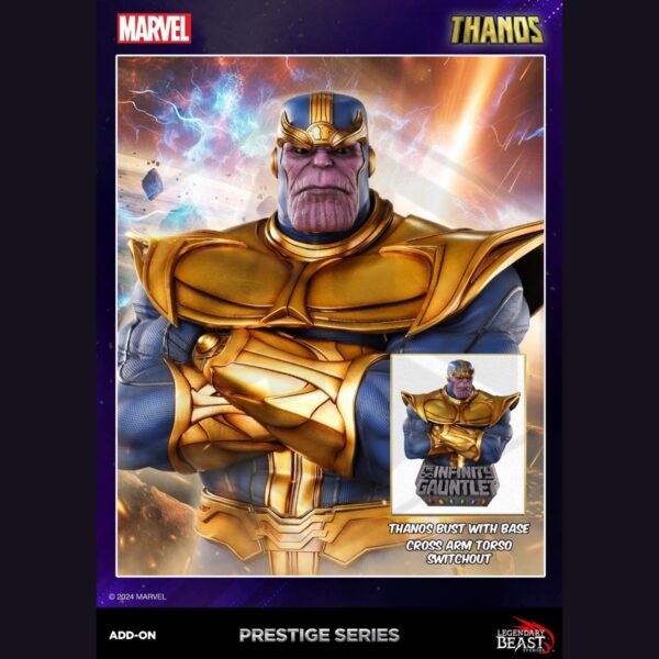Legendary Beast Studios: THANOS ADD ON BUST (Can be Sold Separately) 1/3 Scale Prestige Series