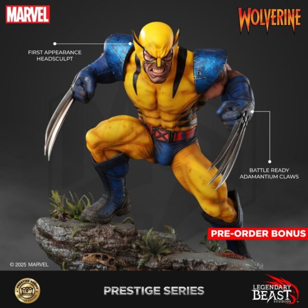 LEGENDARY BEAST STUDIOS: WOLVERINE 1/3 SCALE PRESTIGE SERIES – PREMIER EDITION