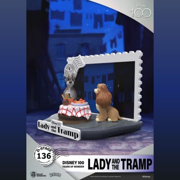 Beast Kingdom: DS-136-Disney 100 Years of Wonder-Lady And The Tramp