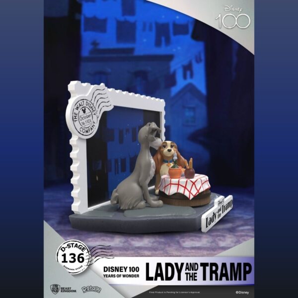 Beast Kingdom: DS-136-Disney 100 Years of Wonder-Lady And The Tramp
