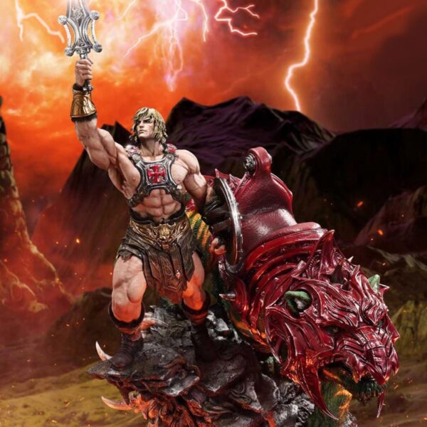 Prime 1 Studio: He-Man & Battle Cat (Ultimate Version) Statues