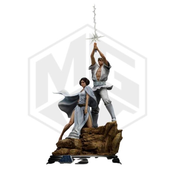 Iron Studios: Statue Luke and Leia - Star Wars - Art Scale 1/10