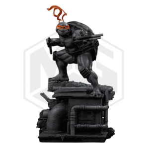 Iron Studios: Michelangelo (Black and White Variant) TMNT BDS Art Scale 1/10 300 pcs LE Exclusive