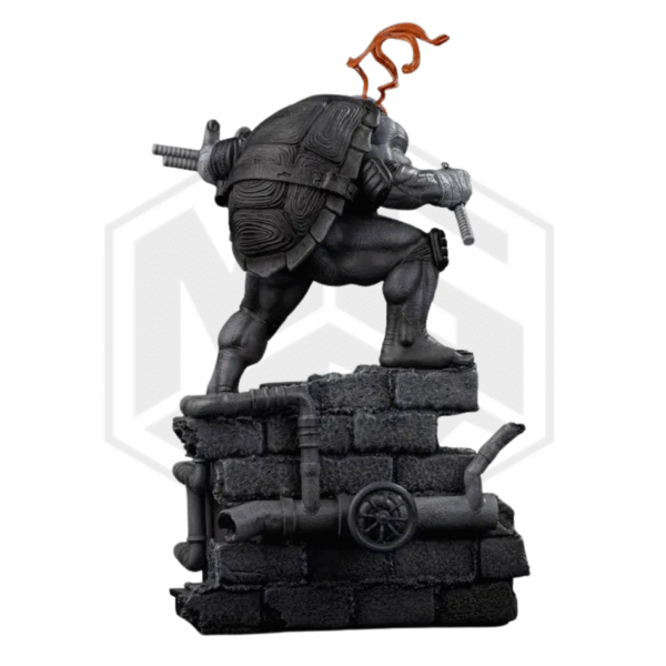 Iron Studios: Michelangelo (Black and White Variant) TMNT BDS Art Scale 1/10 300 pcs LE Exclusive