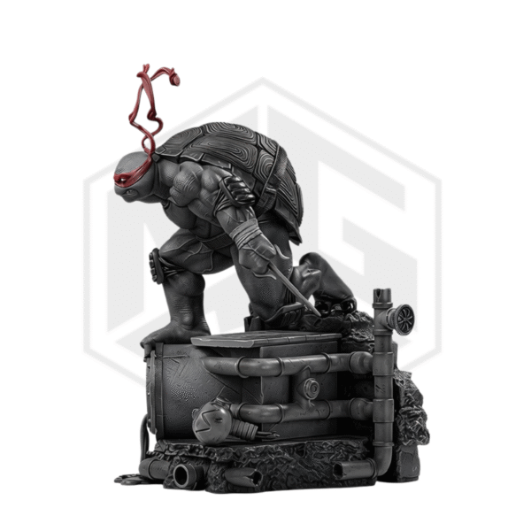 Iron Studios: Raphael (Black and White Variant) TMNT BDS Art Scale 1/10 300 pcs LE Exclusive