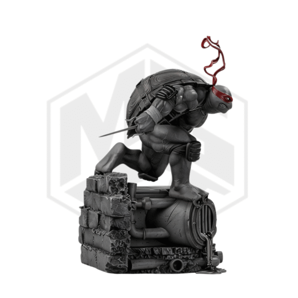 Iron Studios: Raphael (Black and White Variant) TMNT BDS Art Scale 1/10 300 pcs LE Exclusive
