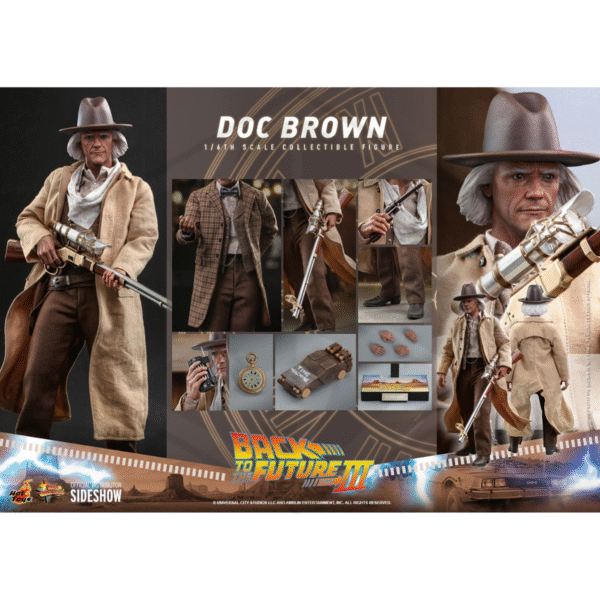 Hot Toys: Back to the Future III Doc Brown 1/6 Scale Figure