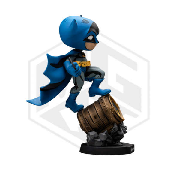 Iron Studios: Batman on Batsignal (Blue Variant) Mini Co