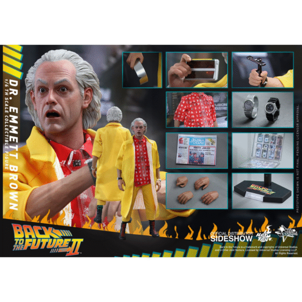Hot Toys: Back to the Future II - Dr Emmett Brown 1/6 Scale Figure