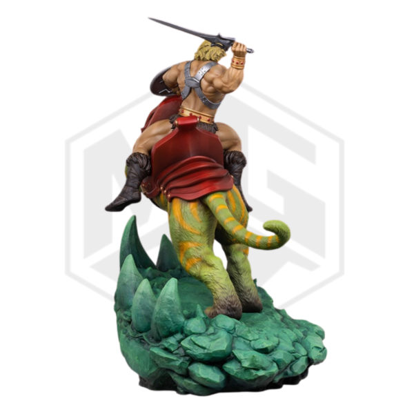 Tweeterhead: He-Man and Battle Cat Classic Deluxe Version