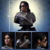 Damtoys: Michael Jackson (Dangerous Tour) Life-Size Bust Damtoys: Michael Jackson (Dangerous Tour) Life-Size Bust